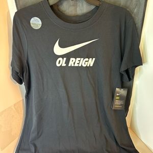 Nike Women’s OL Reign FC Swoosh Black T Shirt
